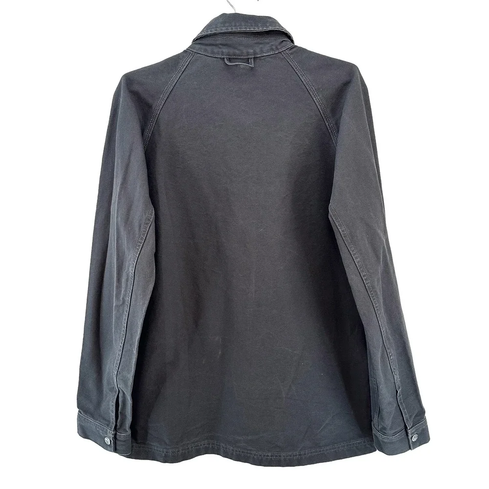 THE NORTH FACE Men's Waxed Canvas Chore Coat •‎ Medium • gray • workwear utility